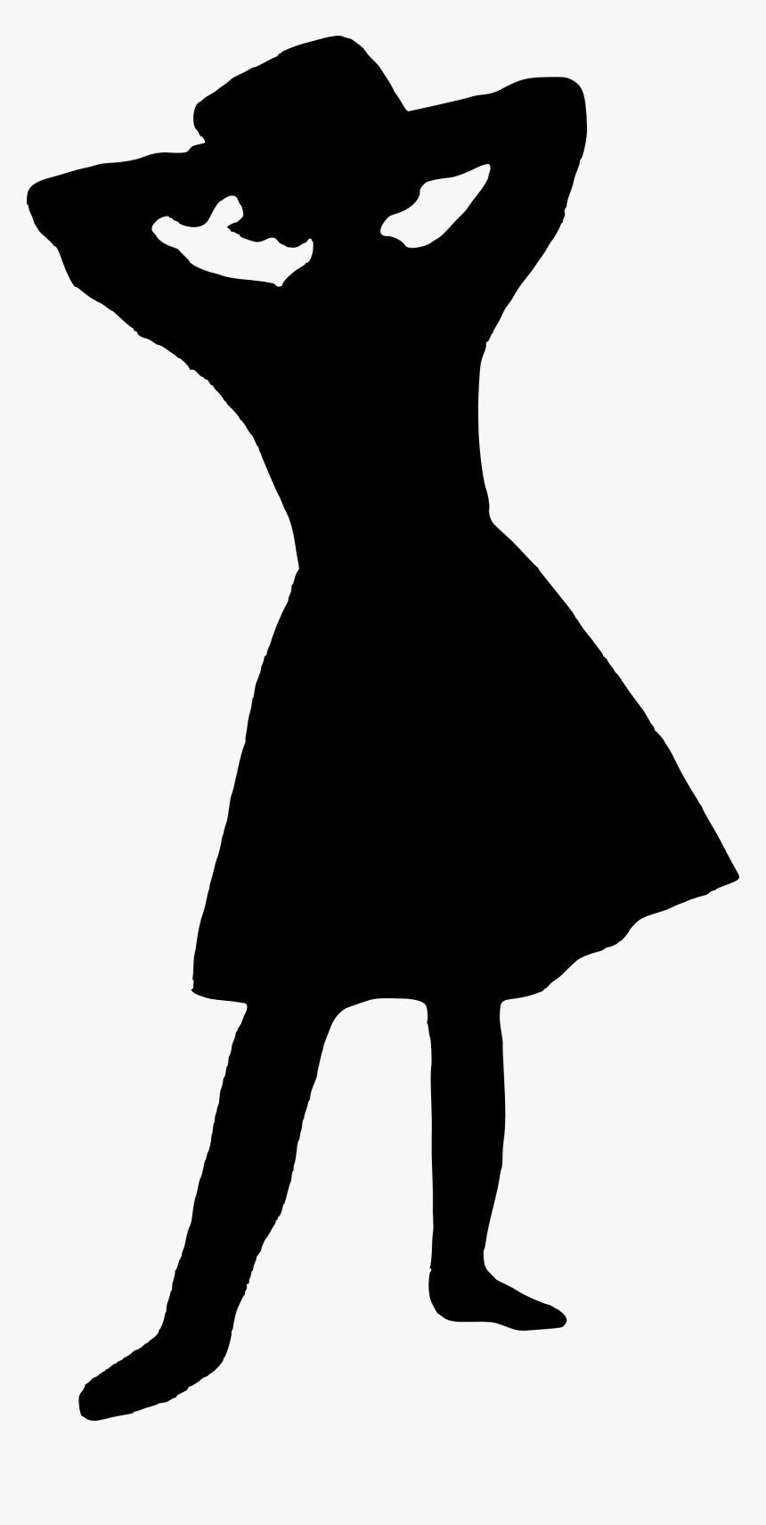 Girl Silhouette No Background, HD Png Download, Free Download