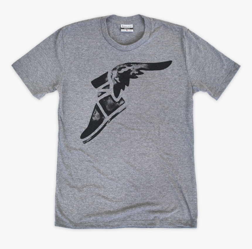 Goodyear Wingfoot T-shirt - Gray Blank Tee, HD Png Download, Free Download