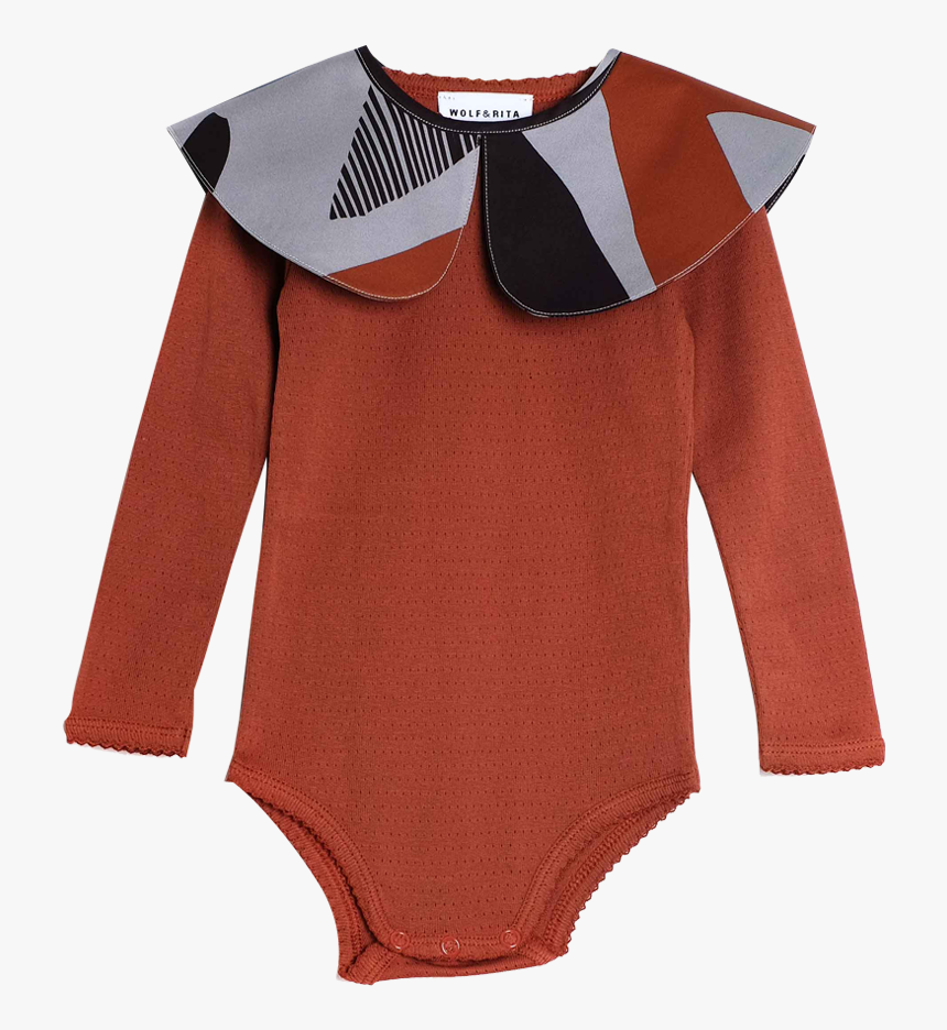 Wolf And Rita Baby Aurora Watercolour Stripes Bodysuit - Woolen, HD Png Download, Free Download