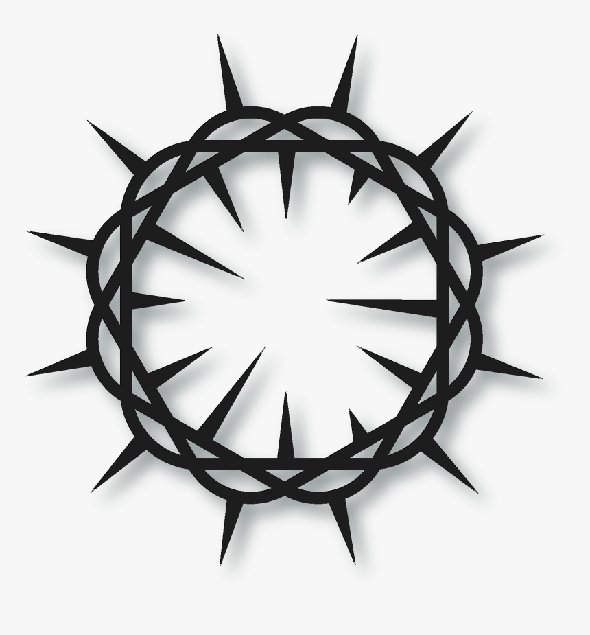 Crown Of Thorns Design , Transparent Cartoons - Vector Graphics, HD Png Download, Free Download