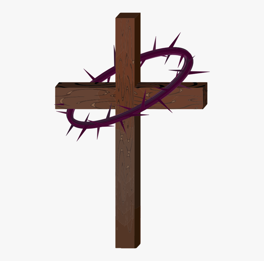 Cross Crown Of Thorns, HD Png Download, Free Download
