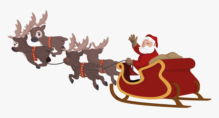 santa claus sleigh png