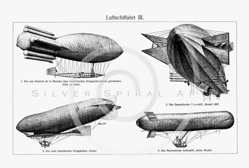 Transparent Blimp Clipart - Blimp, HD Png Download, Free Download