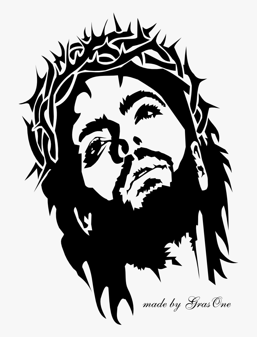 Tribal Crown Of Thorns Images - Jesus Sticker, HD Png Download, Free Download