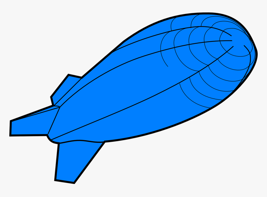 Blimp Clipart - Zeppelin Clipart, HD Png Download, Free Download