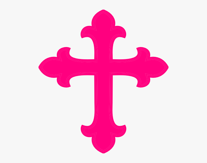 Cross Cliparts - Pink Cross Clipart, HD Png Download, Free Download