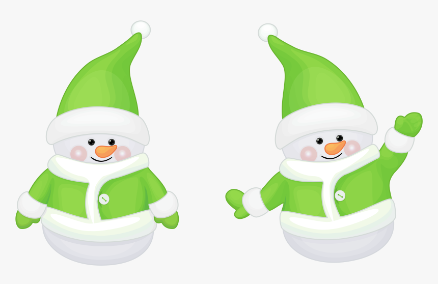 Claus Clipart Cute - Green Santa Claus Clipart, HD Png Download, Free Download
