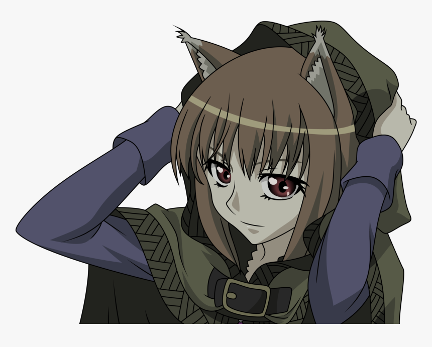 Spice And Wolf, Transparent, Animal Ears, Holo The - Holo Spice And Wolf Transparent, HD Png Download, Free Download