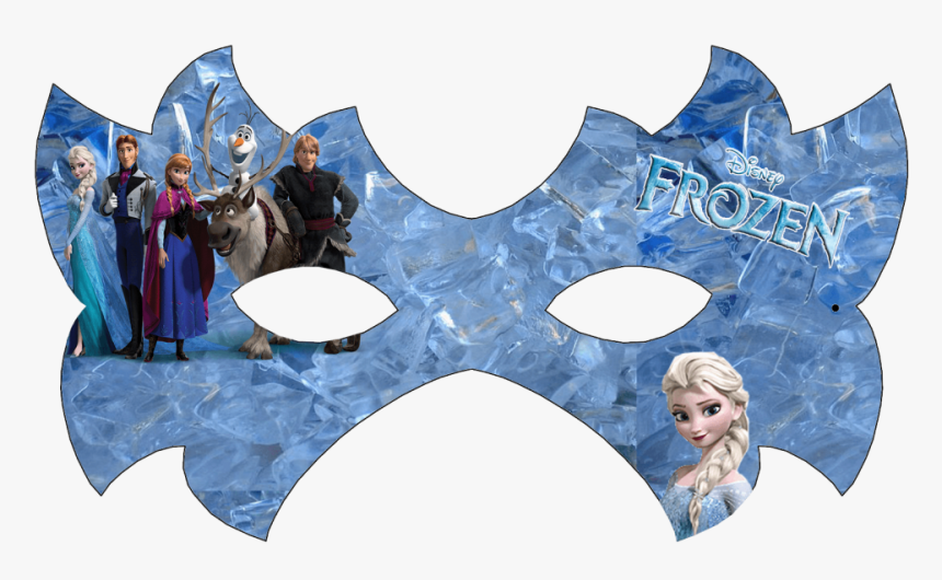 Mascaras Da Frozen Para Pintar, HD Png Download, Free Download