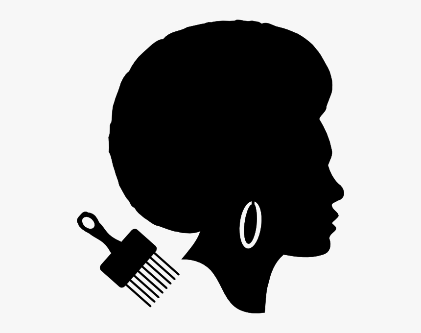 African American Afro Woman Clip Art - Symbol For African American, HD Png Download, Free Download