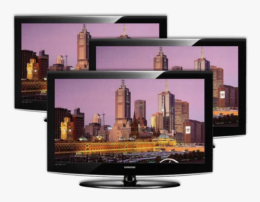 Multiple Hdtv"s - Samsung 32 Lcd Tv, HD Png Download, Free Download