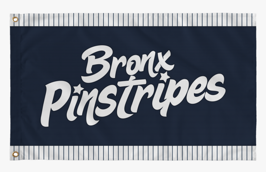 Bronx Pinstripes Flag - Calligraphy, HD Png Download, Free Download