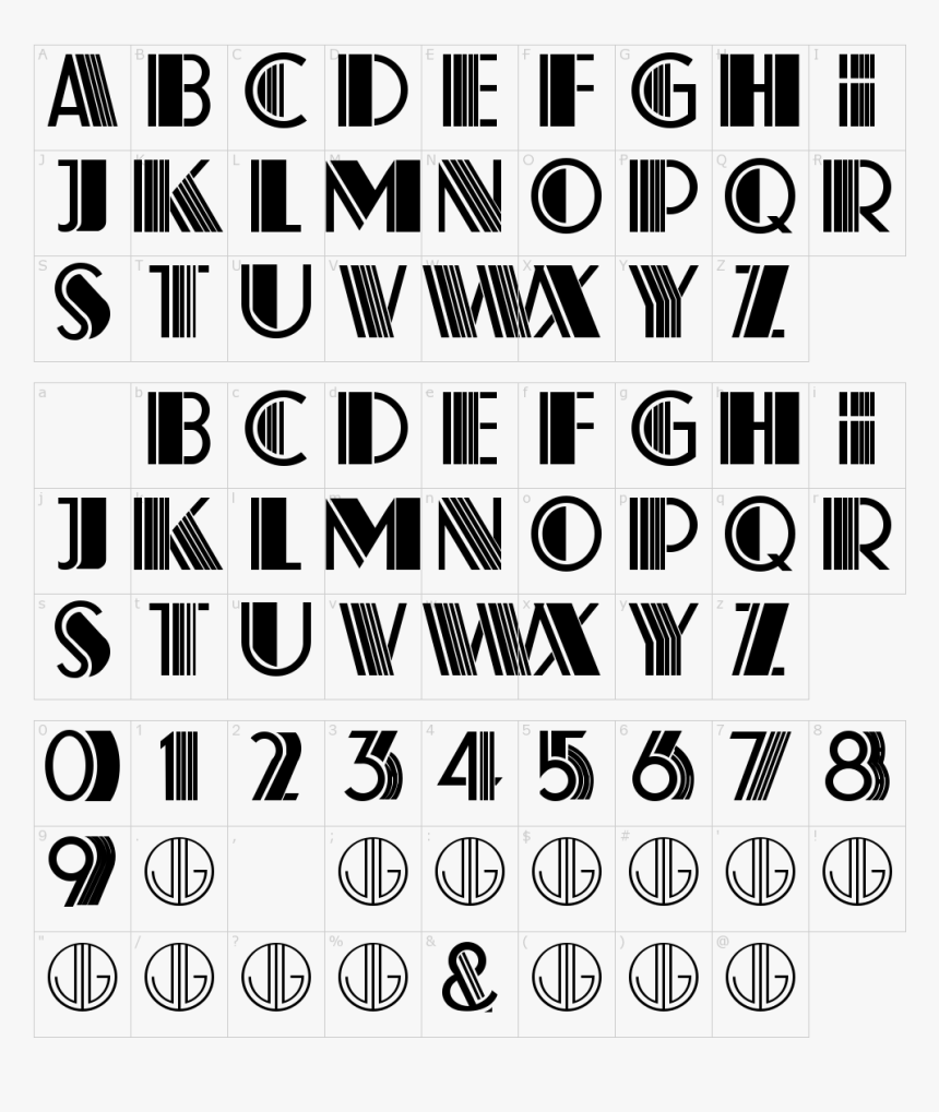 Deco Font, HD Png Download, Free Download