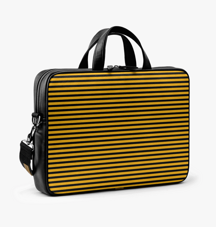 Dailyobjects Ochre Pinstripes City Compact Messenger - Messenger Bag, HD Png Download, Free Download