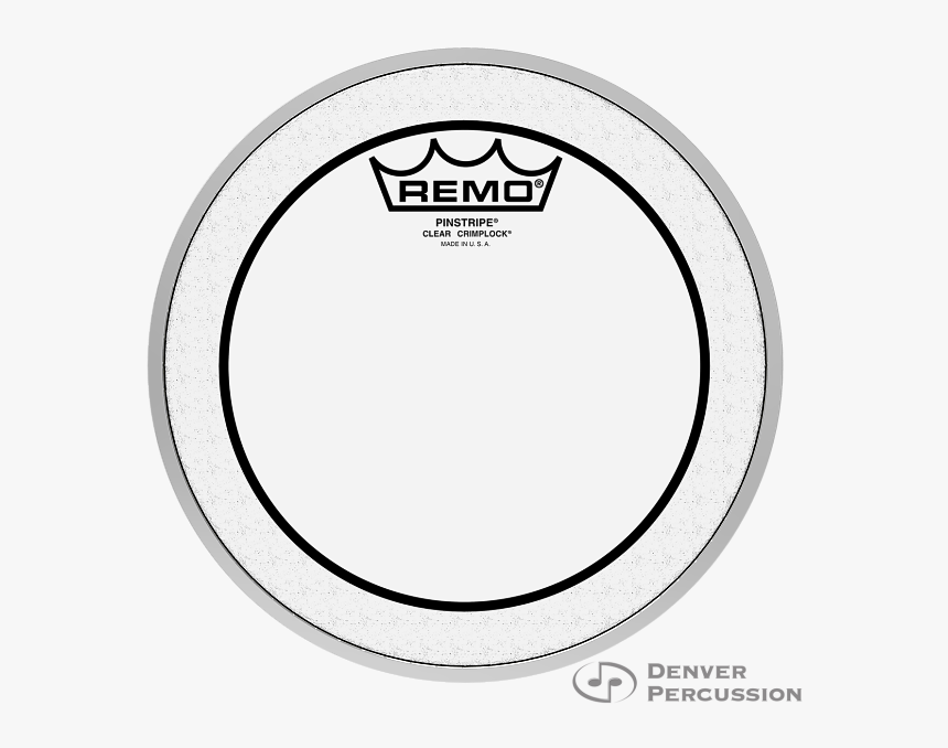 Remo Pinstripe Clear - Remo Clear Marching Bass Heads, HD Png Download, Free Download