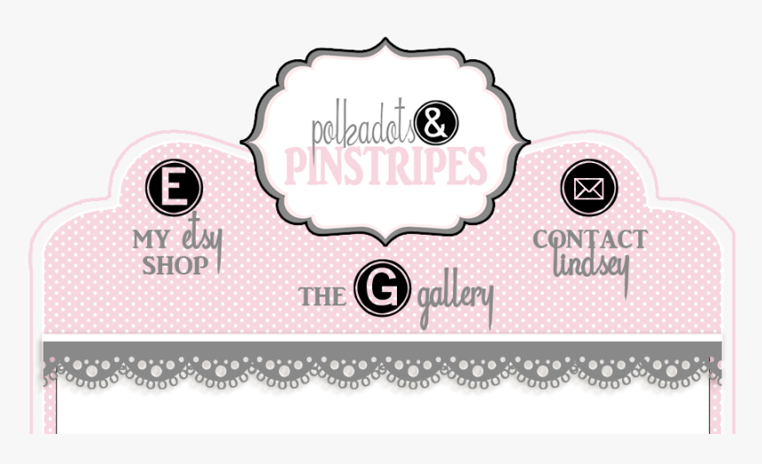 Polka Dots N Pinstripes - Label, HD Png Download, Free Download