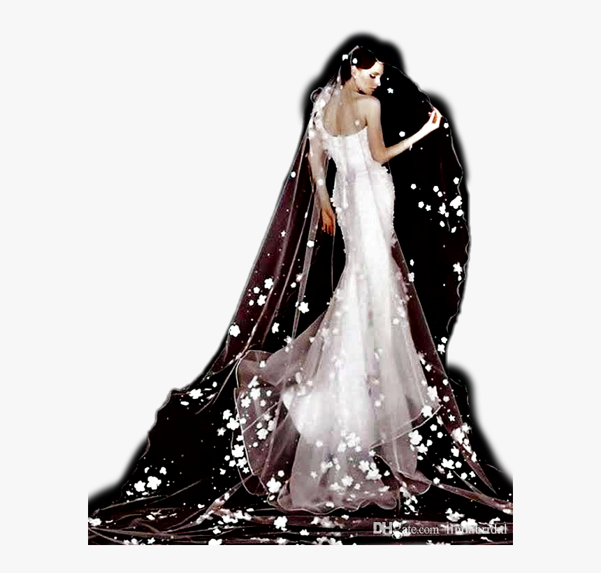 #bride #wedding Dress #veil #seriouslysupernatural - Fantasy Veil, HD Png Download, Free Download