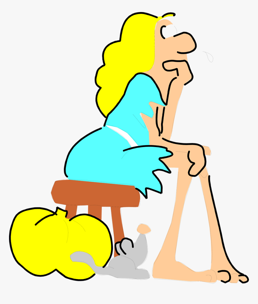 Transparent Scared Woman Png - Cartoon Woman, Png Download, Free Download