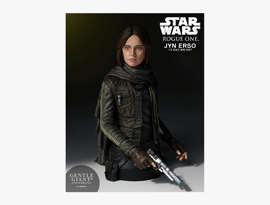 Gentle Giant Jyn Erso Mini Bust, HD Png Download, Free Download