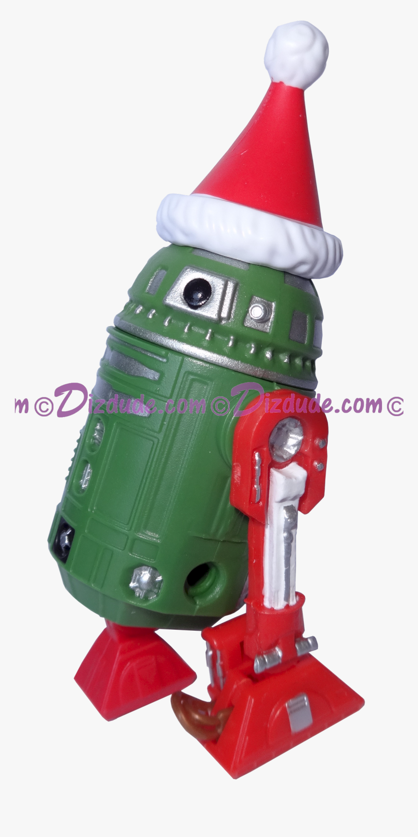 Christmas Green & Red With Santa Hat Astromech Droid - Robot, HD Png Download, Free Download