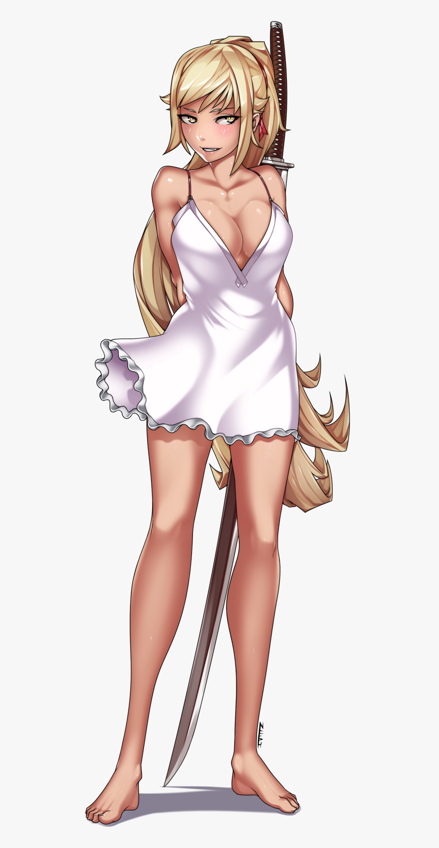 Kiss Shot Acerola Orion Heart Under Blade , Png Download - Oshino Shinobu Kiss Shott, Transparent Png, Free Download