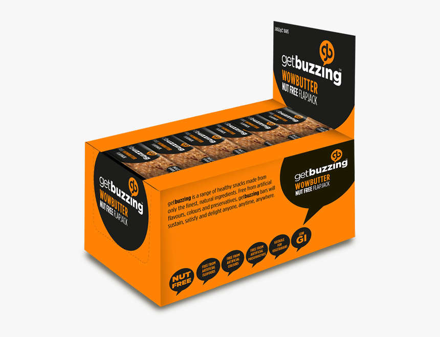 Wowbutter Nut Free Oat Bar24 Pack - Flapjack, HD Png Download, Free Download
