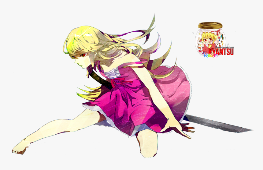 Shinobu Oshino Render Sad, HD Png Download, Free Download