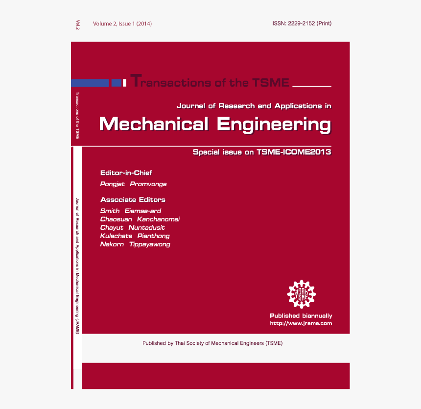 Journal Of Research And Applications In Mechanical, HD Png Download, Free Download
