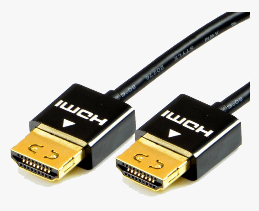 Low Profile Hdmi Cables - Usb Cable, HD Png Download, Free Download