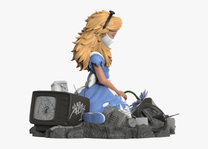 Alice In Wasteland Resin Figure By Abcnt X Mighty Jaxx - Action Figure, HD Png Download, Free Download