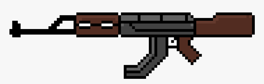 Pixel Art Gun Png, Transparent Png, Free Download