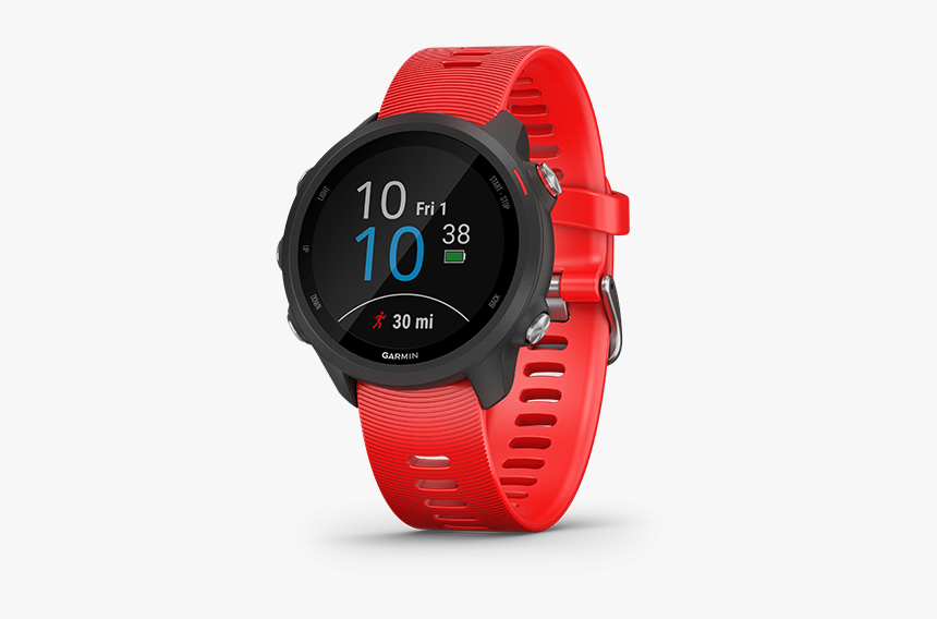 Garmin Forerunner 245 Music Gps Running Smartwatch - Forerunner 245 Music Red, HD Png Download, Free Download