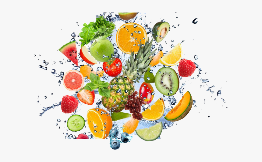 Mixed Fruit Splash Png, Transparent Png, Free Download