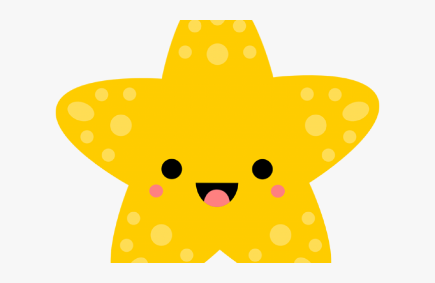 Cute Starfish Clip Art, HD Png Download, Free Download