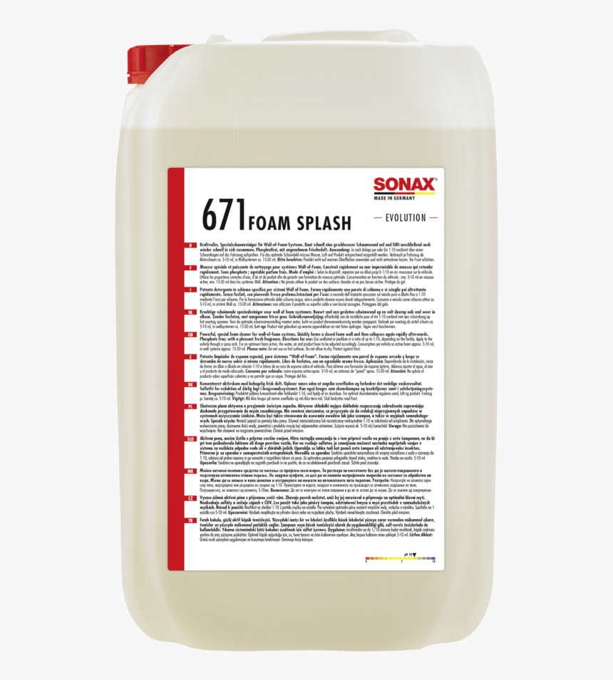 Sonax Car Shampoo 25l, HD Png Download, Free Download