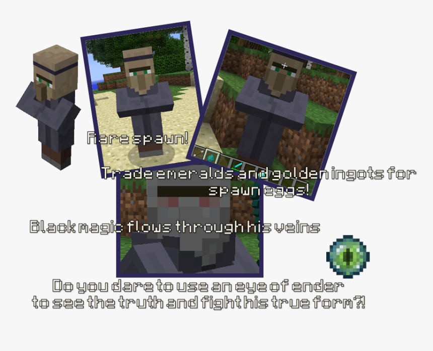 Primitive Mobs Mod - Summoner Primitive Mob Mcpe, HD Png Download, Free Download