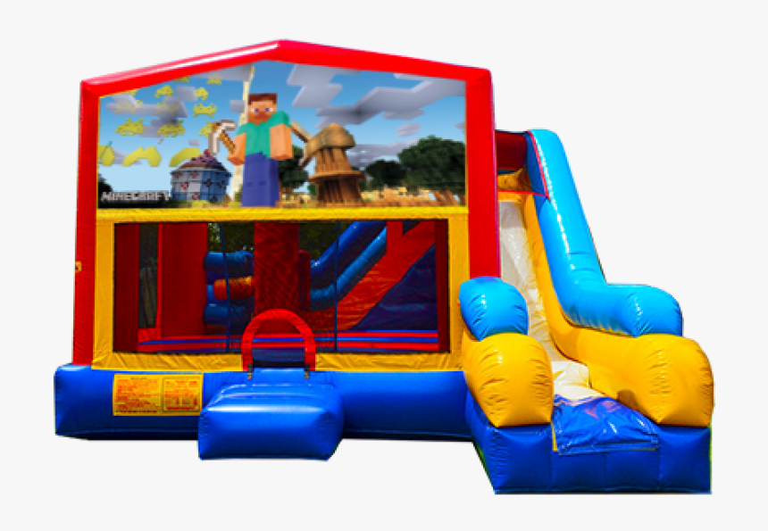 Minecraft Combo Wet/dry - Train Bounce House Rental Near Me, HD Png Download, Free Download