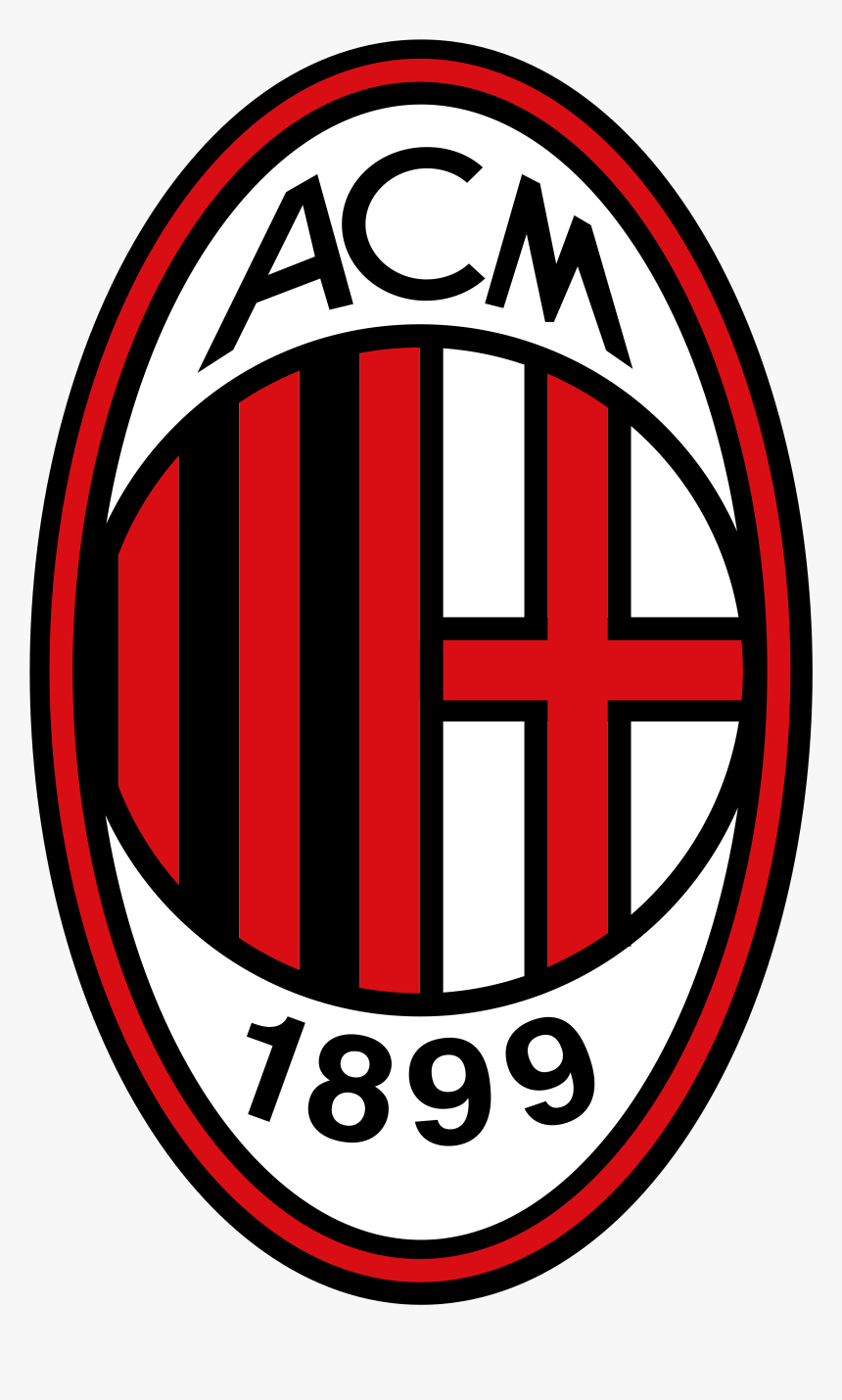 Ac Milan Logo, Logotype - Milan Logo, HD Png Download, Free Download