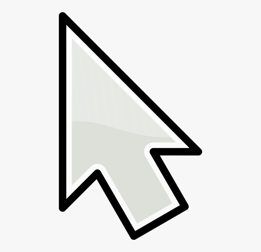 Blackandwhite,material Property,trademark - Cookie Clicker Cursor, HD Png Download, Free Download