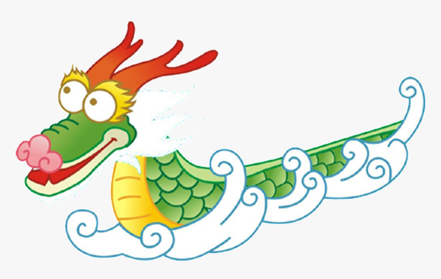 Dragon Boat Festival Cartoon Dragon Boat High Definition - Dragon Boat Festival Gif, HD Png Download, Free Download