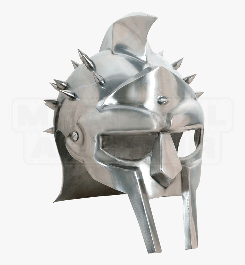 Gladiator Helmet Png - Spiked Gladiator Helmet, Transparent Png, Free Download