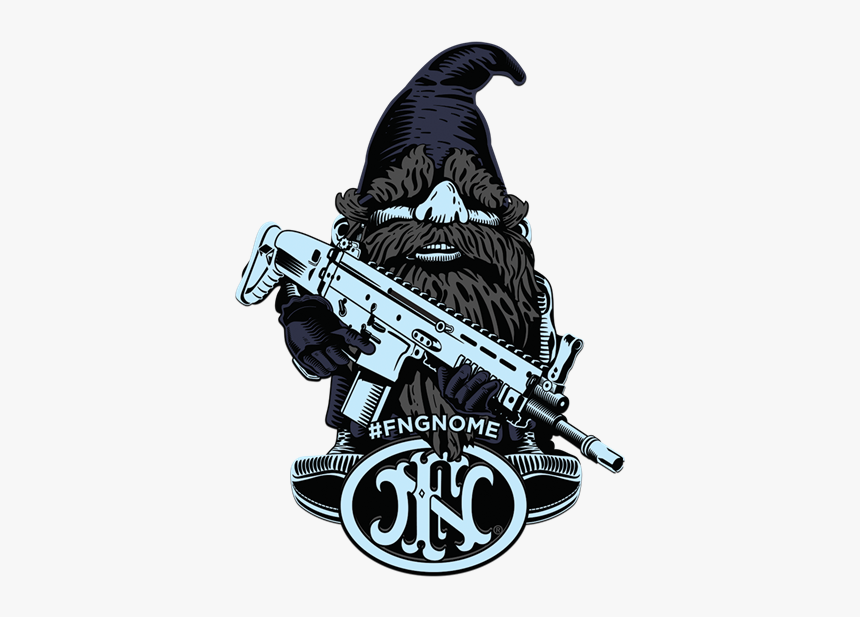 Fn Gnome Decal, HD Png Download, Free Download