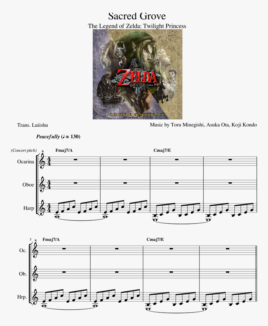 The Legend Of Zelda - Botw Stables Harp Sheet Music, HD Png Download, Free Download