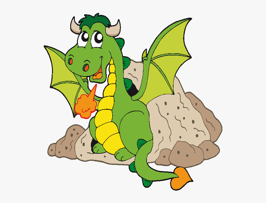 Funny Cartoon Dragon Clip Art Images Are On A Transparent - Dragon Clipart For Kids, HD Png Download, Free Download