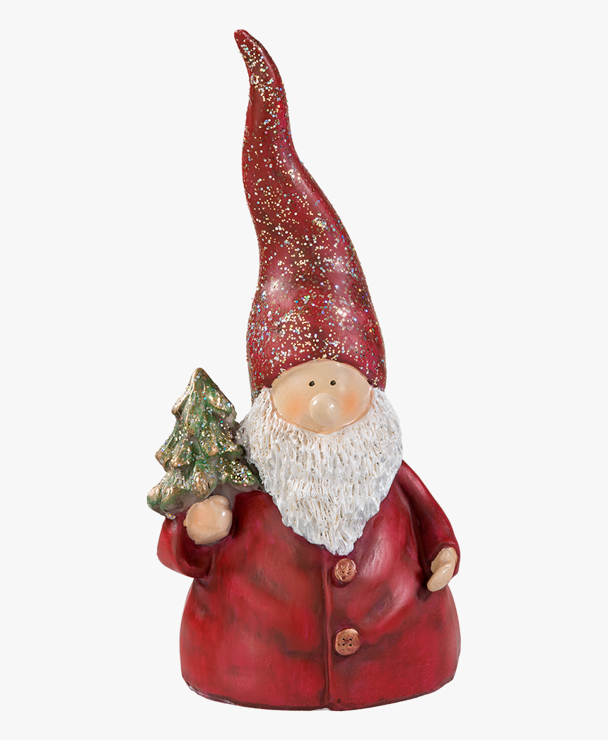 Christmas Elf With Pointed Hat, - Garden Gnome, HD Png Download, Free Download