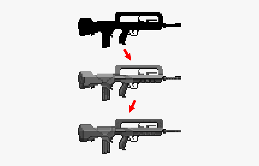 Famas Pixel Art, HD Png Download, Free Download