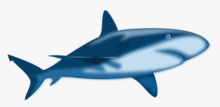 Shark Shaded Clip Arts - Great White Shark Dragon, HD Png Download, Free Download