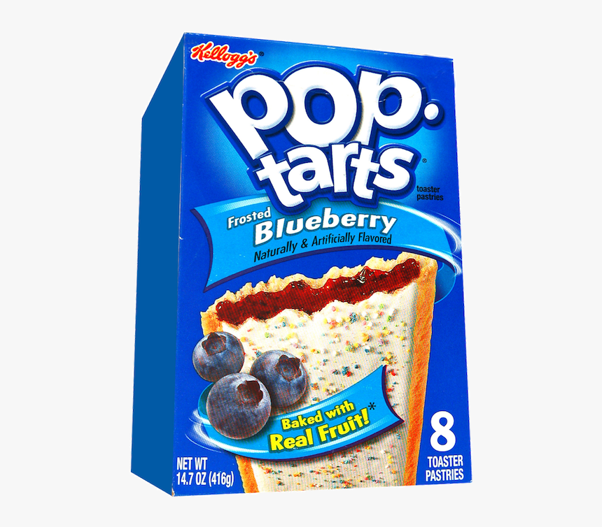 Kellogg"s Pop Tarts Blueberry - Pop Tarts Frosted Blueberry, HD Png Download, Free Download