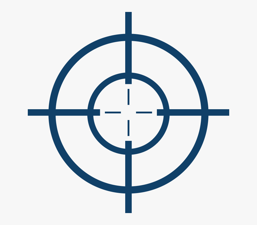 Shooting Target Royalty-free Clip Art - Crosshair Clipart, HD Png Download, Free Download