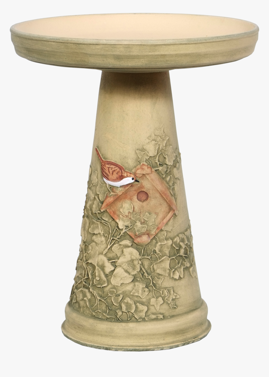 Hand Painted Bird Bath, HD Png Download, Free Download